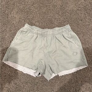 Champion Women's Light Gray Athletic Shorts
